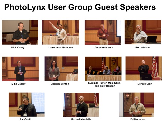Users' Group Speakers